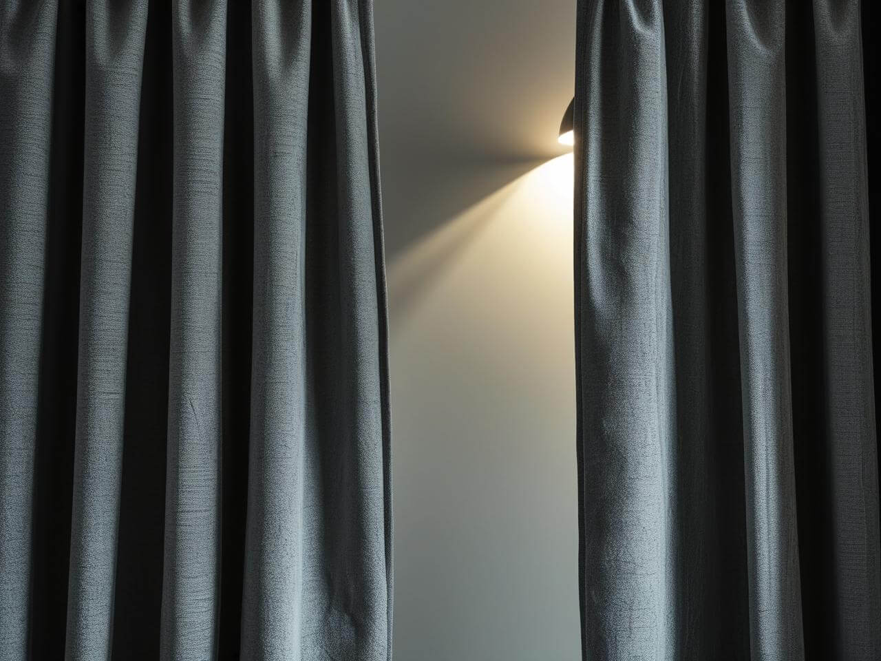 Grey Blackout Curtain
