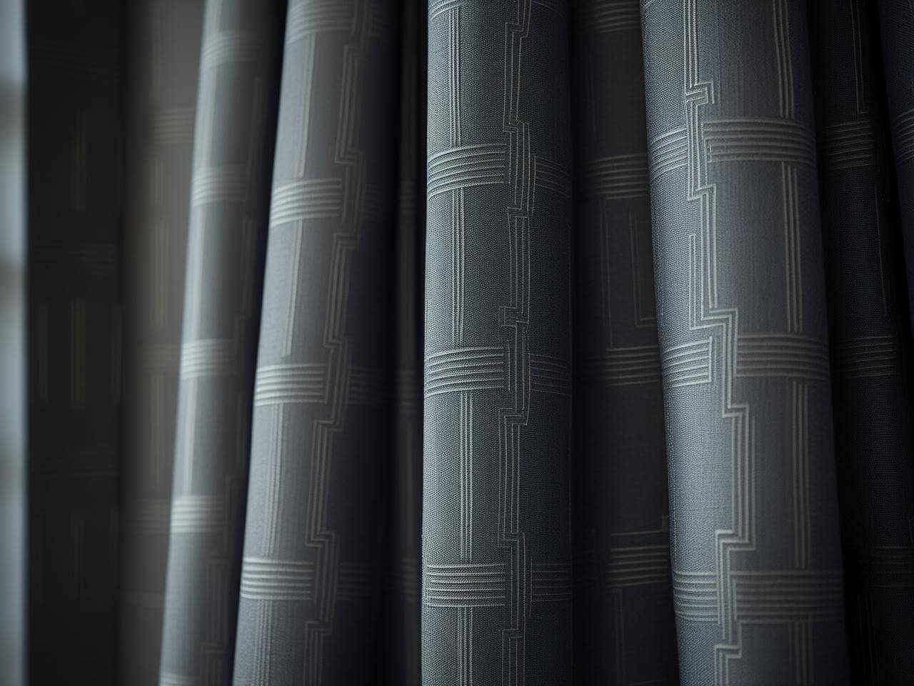 Patterned Blackout Curtain