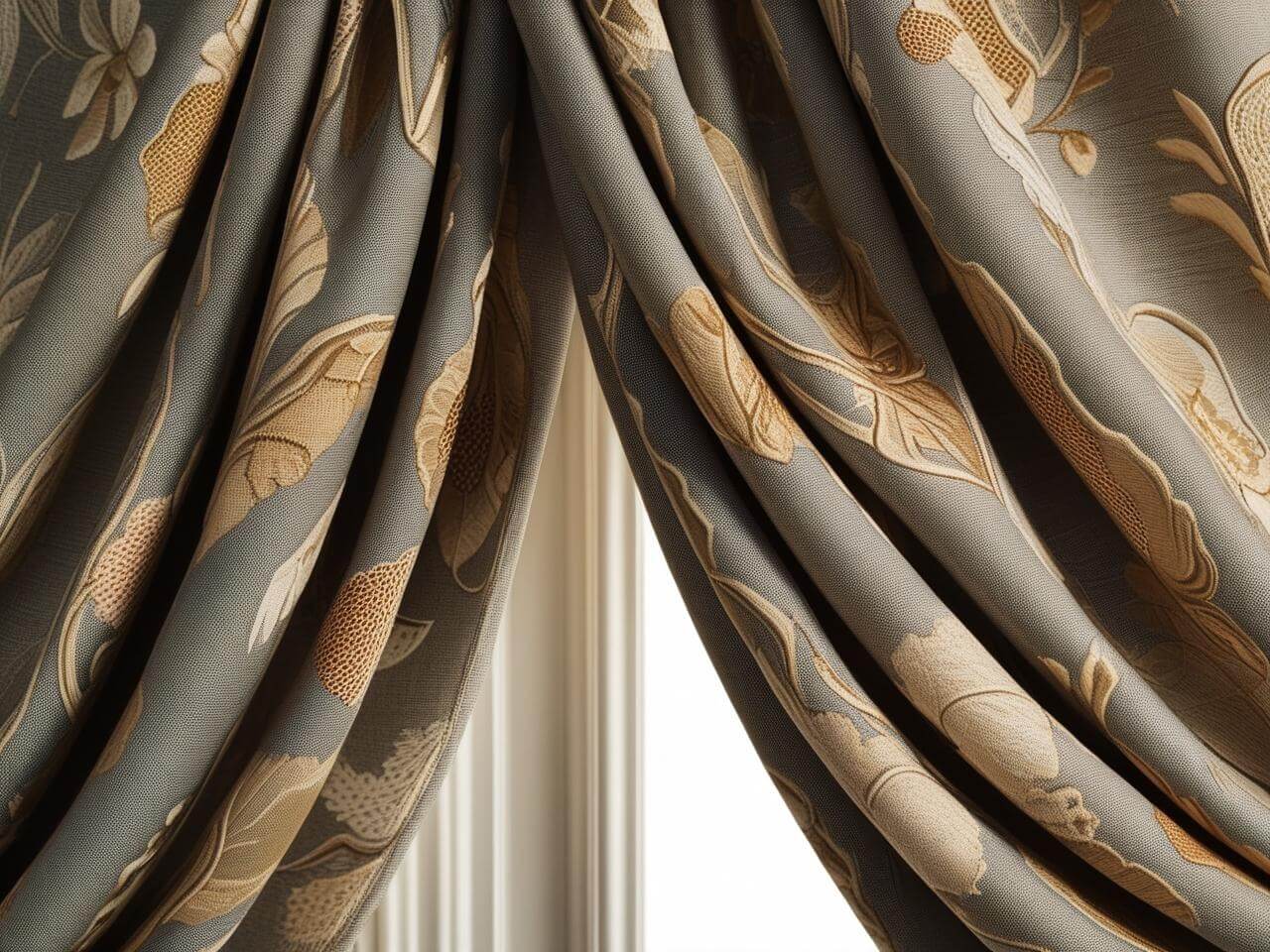 Patterned Roman Shade